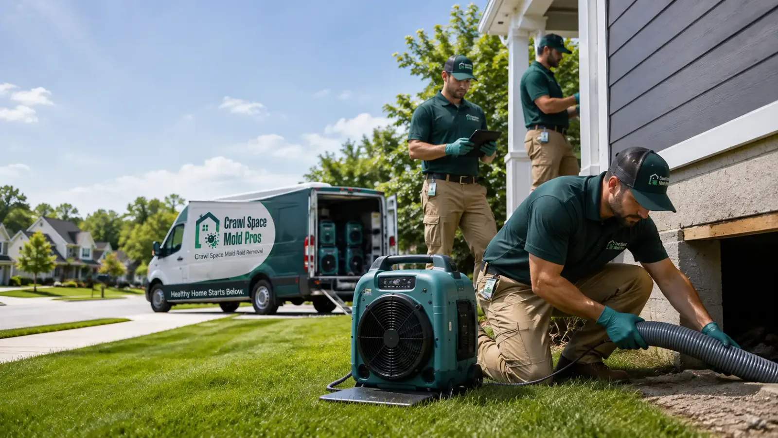 Crawl Space Mold Removal in Clune, PA